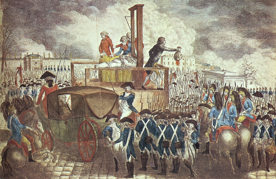 Guillotinan a Luis XVI