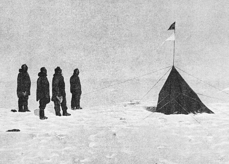 Amundsen en el Polo Sur